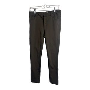 Vince Womens Skinny Legging Pants Mid Rise Stretch Knit Green V0883-20679 Size 6